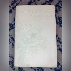 Messianic Jewish Family Bible Tree of Life Version TLV Gold Gilded - White